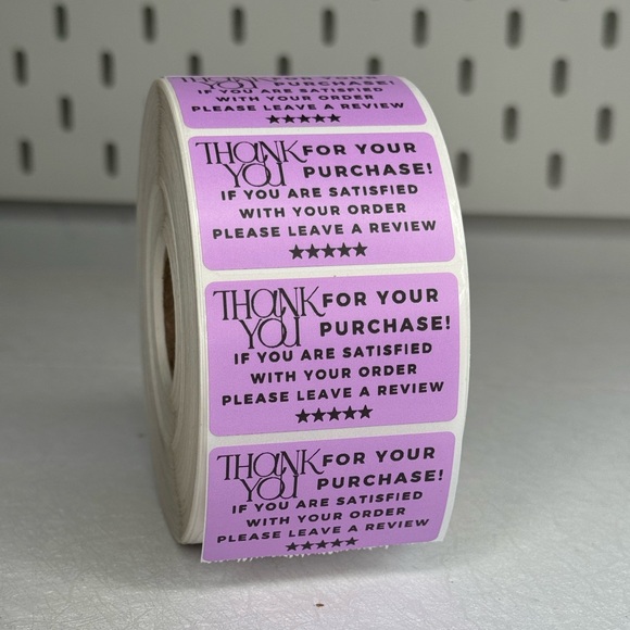 Thank you sticker , please leave a 5 start review , thank you for your purchase - Picture 3 of 11